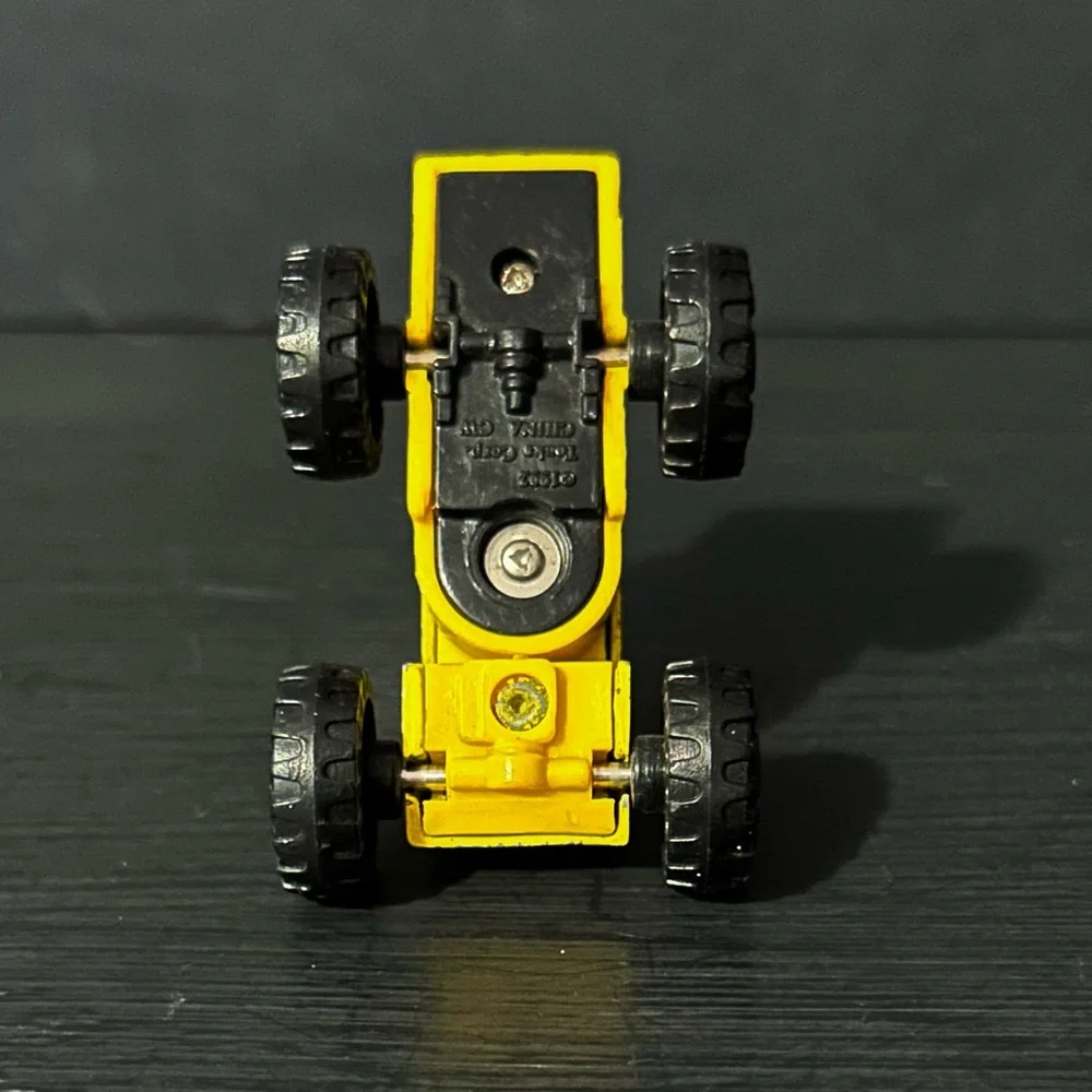 Vintage 1992 Mini Yellow Tonka Front Loader Toy Truck Construction Vehicle /D2